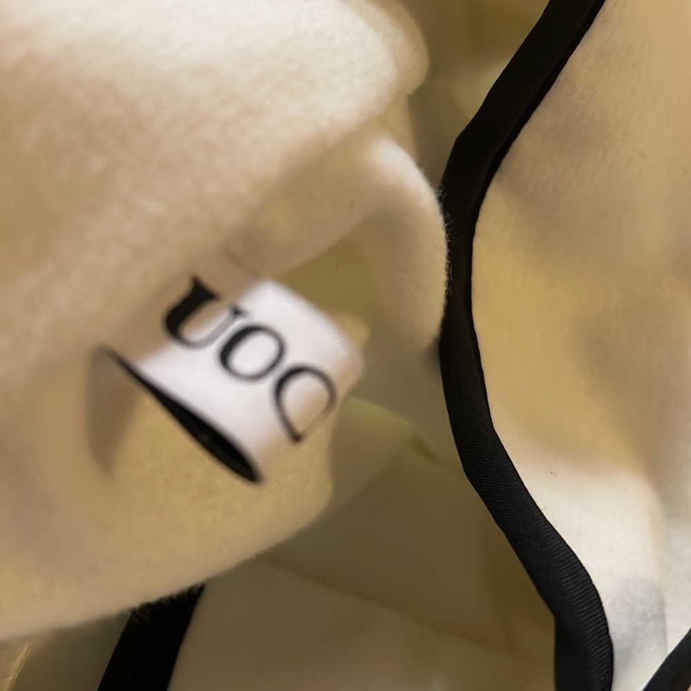 Black and white floral print jacket size M - Picture 7 of 8